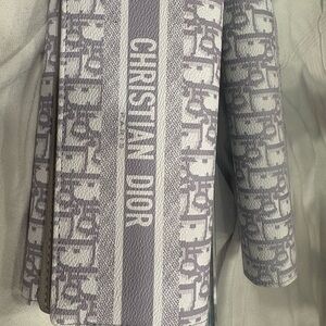 Christian Dior Gray Patterned wallet